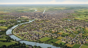 The Grid and the Garden City